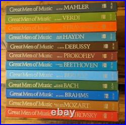 Lot of 12 GREAT MEN OF MUSIC by TIME LIFE VINYL RECORDS