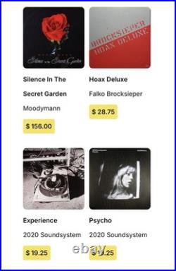 Lot of 16 Deep/Minimal House Minimal Techno House Detroit Moodymann Records (G)