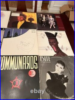 Lot of 20 Vintage Vinyls Various 80s Artists See Description And Pics