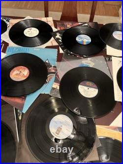 Lot of 20 Vintage Vinyls Various 80s Artists See Description And Pics