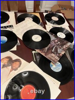 Lot of 20 Vintage Vinyls Various 80s Artists See Description And Pics