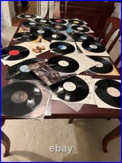 Lot of 20 Vintage Vinyls Various 80s Artists See Description And Pics