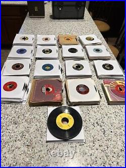 Lot of 336 45 rpm Vintage 7 Vinyl Records Mostly 50's, 60's And 70's