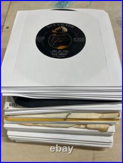 Lot of 52 Vintage 45 RPM records -All Elvis Presley Early rock & roll Rockabilly