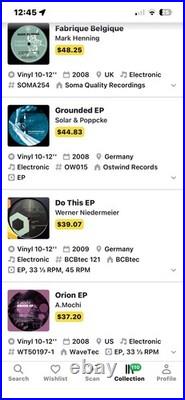 Lot of 8 Techno Records (VG) minimal techno deep techno tech house Dub Techno