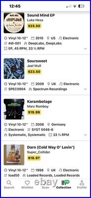 Lot of 8 Techno Records (VG) minimal techno deep techno tech house Dub Techno