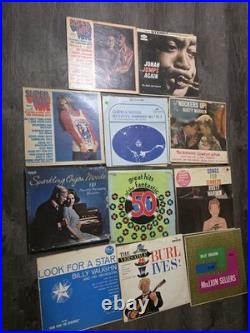 Lots of Vintage Antique Viynl Record Albums