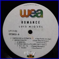 Luis miguel Lote 4 Lp (VG) Ballad, Latin Pop, Electronic, Venezuela 1980/90