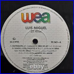 Luis miguel Lote 4 Lp (VG) Ballad, Latin Pop, Electronic, Venezuela 1980/90