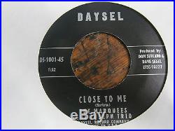 MARQUEES Ecstacy 45 DAYSEL Ohio doo wop VG++ very clean! RARE