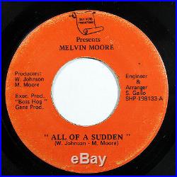 Melvin Moore-all Of A Sudden On Sky Hero Original Modern Soul 45- Hear