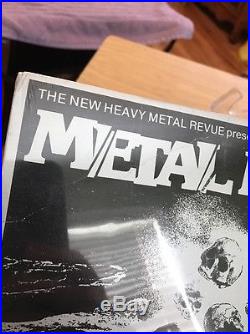 METAL MASSACRE 1st Pressing SEALED Vinyl Record Metallica Spelt Wrong Signed