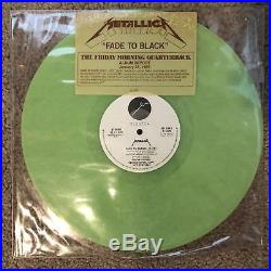 METALLICA Fade To Black GREEN Colored Vinyl. 1985 Promo. Metal 12 Record