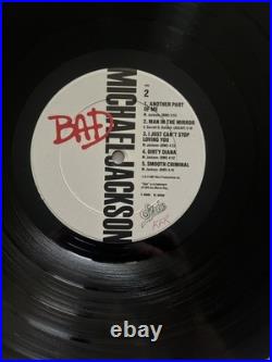 MICHAEL JACKSON BAD (1987) First Press OE40600 With OG Sleeve TOP COPY is EX