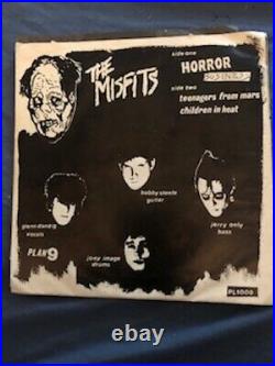 MISFITS Horror Business 7 record 1979 Plan 9 on Yellow Vinyl