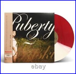 MITSKI Puberty 2 Japanese Import Half Red/Half White Vinyl with OBI SHIPS NOW