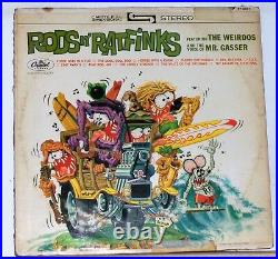 MR. GASSER AND WEIRDOS Rods N' Rat Finks Rare Original 1964 Stereo LP Record