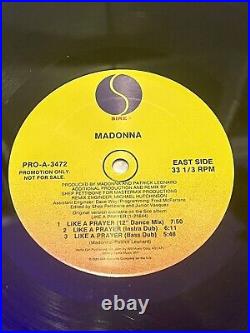 Madonna Like A Prayer 12 Rare Promo Vinyl Record Dance Mix Remix 1989