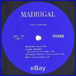 Madrigal S/T Ultra Rare Private Psych Outsider LP EX