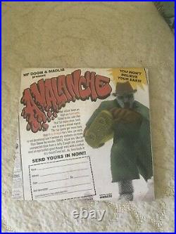 Madvillain Figure With Madlib and Doom Avalanche 45 Vinyl