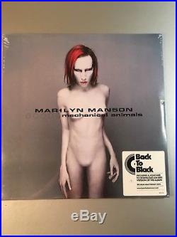 Marilyn Manson Mechanical Animals vinyl 2 LPs OOP Sealed Back to Black READ