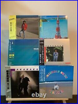 Masayoshi Takanaka / Lot of 6Vinyls / OBI LP RECORDS / Japanese Fusion Jazz