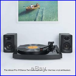 Mbeat Pro-M Stereo Turntable/Vinyl/Record Player System/Bluetooth Speakers Black