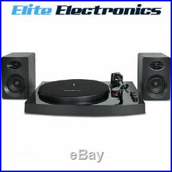 Mbeat Pro-m Bluetooth Turntable Vinyl Record Player System Black
