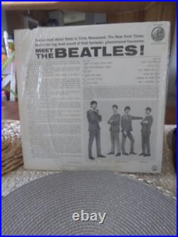 Meet The Beatles Original 1964 Capitol Records St-2047 Stereo Lp Rainbow Label