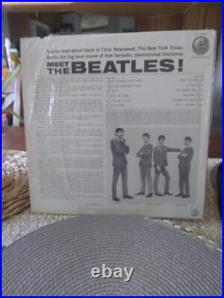 Meet The Beatles Original 1964 Capitol Records St-2047 Stereo Lp Rainbow Label
