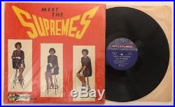 Meet The Supremes RARE 1962 Motown 1st Press Stool Cover MT-606 (NM) in Shrink