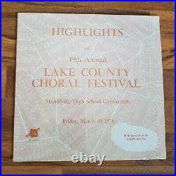 Merrillville high school eldon balko 1978 choral festival lake county IN LP