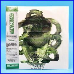 Metal Gear Solid Video Game Vinyl Soundtrack Green with White Splatter Record 2 LP