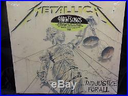 Metallica And Justice For All SEALED USA 1988 1ST PRESS 2 LP SET With HYPE STICKER
