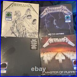 Metallica Bundle Four Vinyls LP New Walmart Exclusive Rare Hard To Get Vinyl's