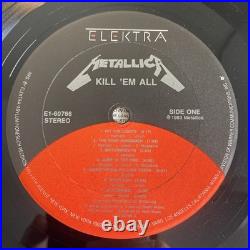 Metallica Kill Em All 1988 Vinyl Lp Rare Club Edition No Barcode Near Mint