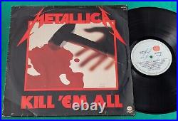 Metallica Kill ´em all BRAZIL PROMO LP 1987 1st press RGE 320.7006