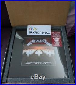 Metallica Master of Puppets Deluxe Box Set 10 CD 2 DVD 3 LP 1 Cassette NEW