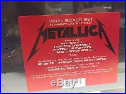 Metallica Vinyl Box Set Numbered Limited 180g 8 LP Set SEALED 2751/5000