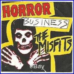 MiSFiTS Horror Business 7 1st pressing YELLOW withinsert / VG+ record & sleeve