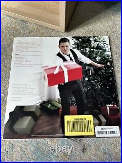 Michael Bublé Christmas 2011 LP Vinyl Album Reprise Records Complete! 528350-1