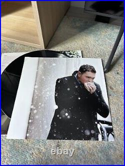 Michael Bublé Christmas 2011 LP Vinyl Album Reprise Records Complete! 528350-1