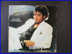 Michael Jackson Thriller BLUE LP Vinyl Nigerian- scream smile signature series