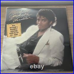 Michael Jackson Thriller Epic Records! SEALED Vinyl LP Record WithHype Sticker