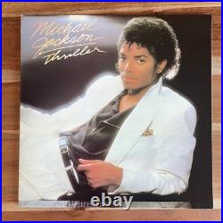 Michael Jackson Thriller Vinyl COVER ERROR QE 38112 LP 1st Pressing NMint Pitman