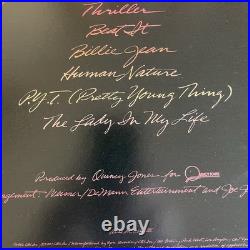 Michael Jackson Thriller Vinyl COVER ERROR QE 38112 LP 1st Pressing NMint Pitman