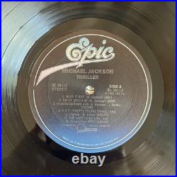 Michael Jackson Thriller Vinyl COVER ERROR QE 38112 LP 1st Pressing NMint Pitman