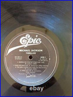 Michael jackson thriller vinyl 1982 original