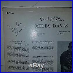 Miles Davis-Kind of Blue-Orig. 1st. Press(Signed By Miles Davis)6 Eyes-DG. LP VG+
