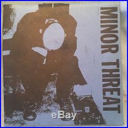 Minor Threat, Filler 7 8 song vinyl ep, rare 1981 DC hardcore punk, Dischord NM